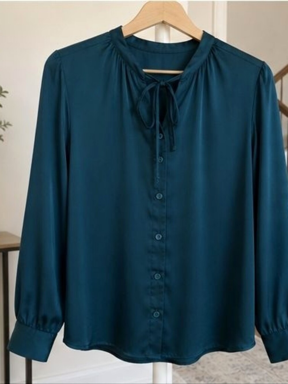 Teal Tunic Blouse